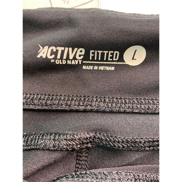 Old Navy Active Lot Of 2 Workout Shorts Top Black Large 1803 - Picture 7 of 8